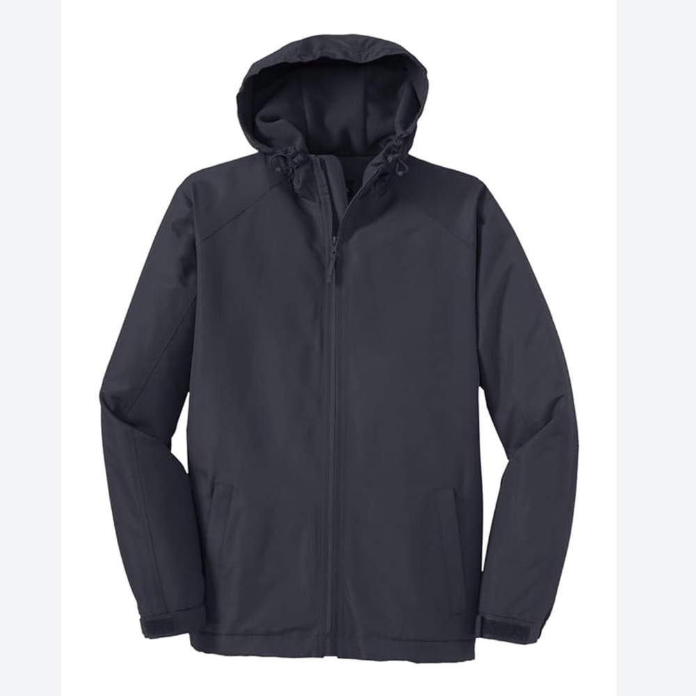 Port Authority Mens‎ Hooded Charger Jacket Lined Small Black Coat